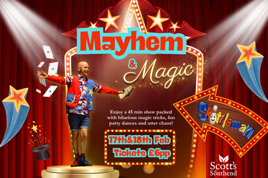 Skittleman comes to Scott's this Feb Half Term!