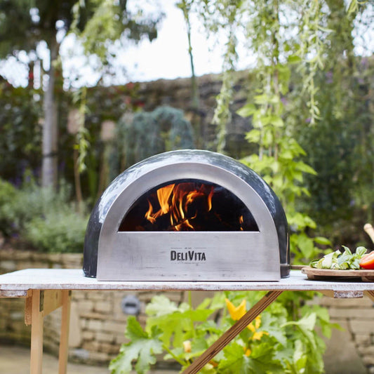 DeliVita Hale Grey Wood-Fired Oven