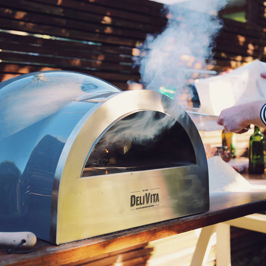 DeliVita Jubilee Blue Wood-Fired Oven