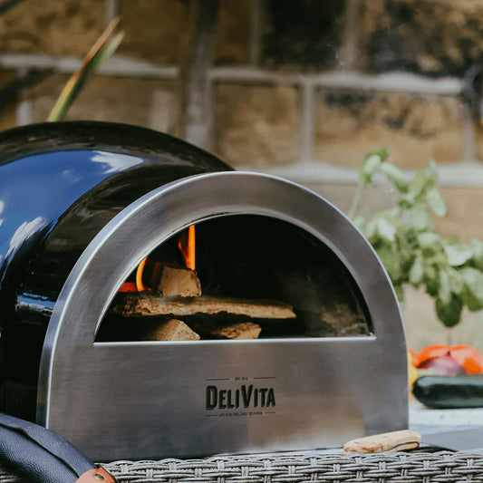 DeliVita Emerald Green Wood-Fired Oven